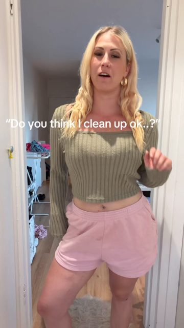 Annasparklesss – Do you think I clean up ok..? MORE on my OnlyFans Page