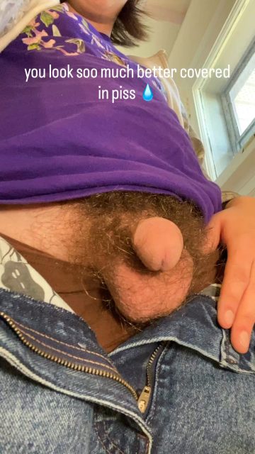 Orchidtrans – Golden shower, hairy cock, pee
