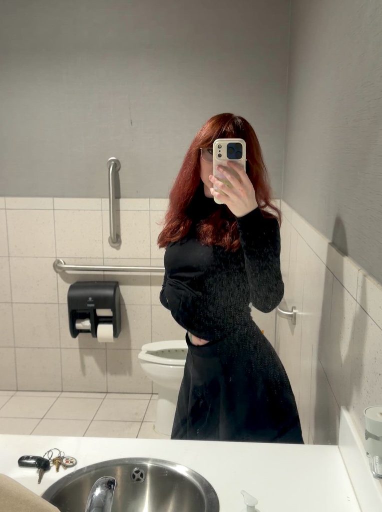 Impixietta – Showing off at work being sneaky